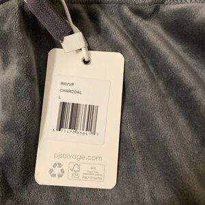 Gray-PJ salvage women’s loungewear joggers.